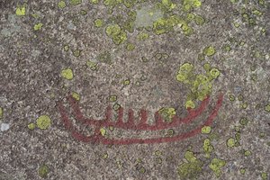 ボート（岩絵） 作： Protohistoric